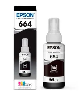 TINTA EPSON T664 NEGRA PARA L110/L120/L121/L200/L210/L220/L300/L310/L350/L355/L365/L375/L380/L395/L396/L455/L475/L495/L555/L565/L575/L1300 (C13T66412A)